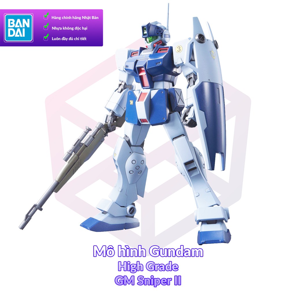 Mô Hình Gundam Bandai HG 146 GM Sniper II 1/144 Gundam 0080
