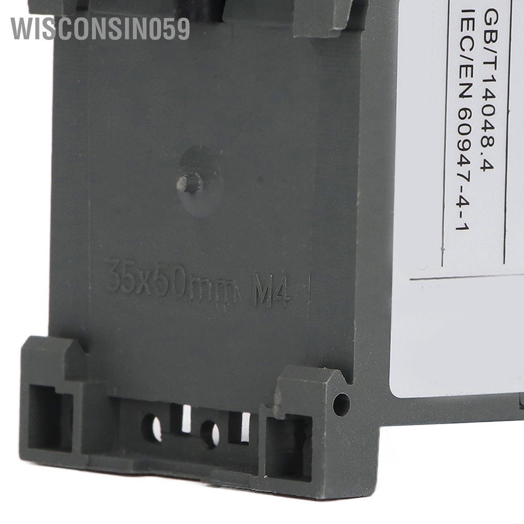 Wisconsin059 Bộ tiếp điểm AC Độ nhạy cao Điện công nghiệp Điểm bạc dày dặn Tiếp 220V 12A