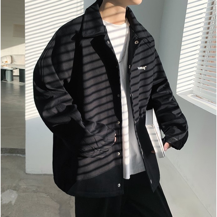 Áo khoác bomber Xanh UNDERTRAP ulzzang hottrend chất kaki xịn xò giá rẻ chất lượng, Áo sơ mi phong cách nam nữ học sinh