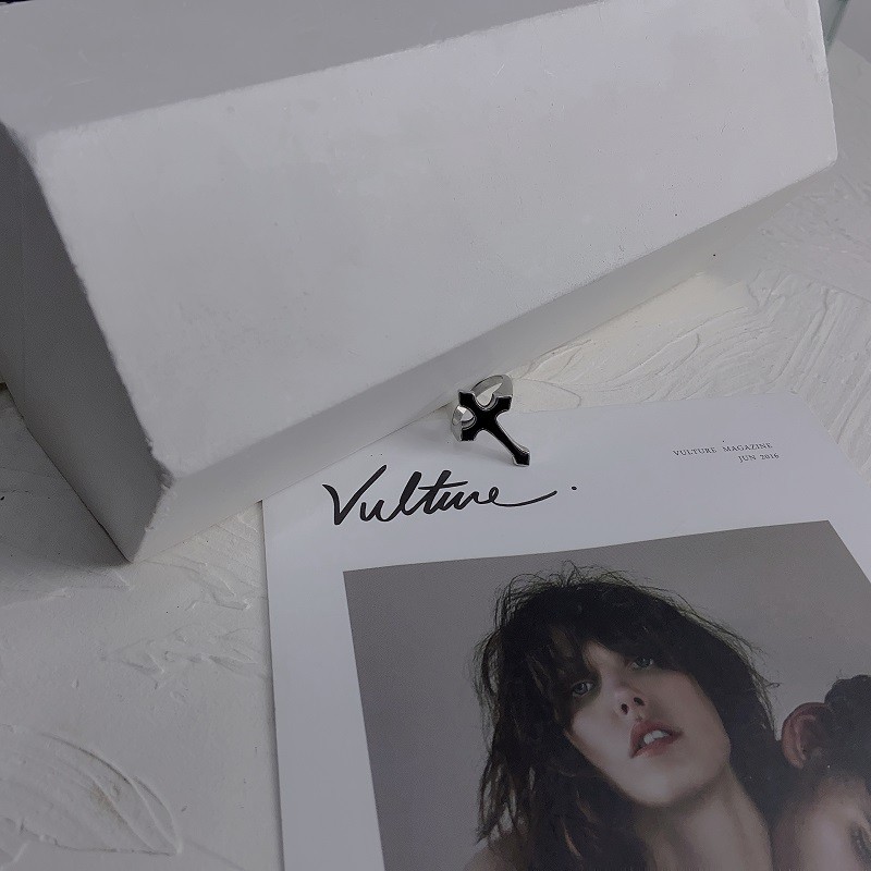 Nhẫn Hình Chữ Thập Cá Tính Phong Cách Hip-Hop