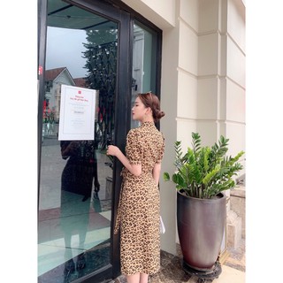 Thả thính chiếc váy sơmi báo hothit