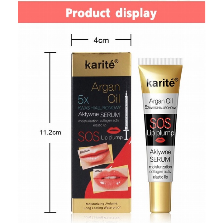 Son Kem karite Làm Dày Môi Đàn Hồi Miệng To