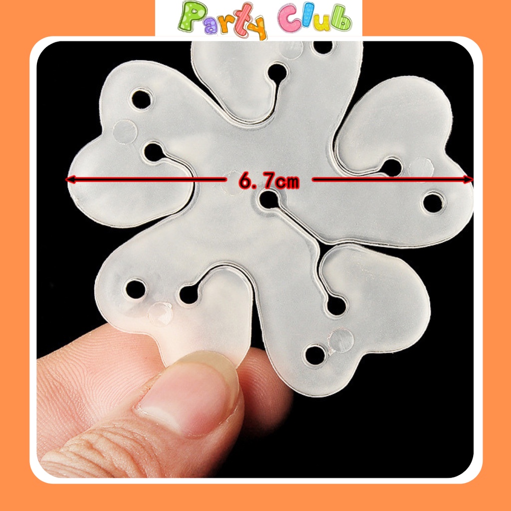 Miếng nhựa tạo hình hoa bong bóng - làm bóng hình hoa