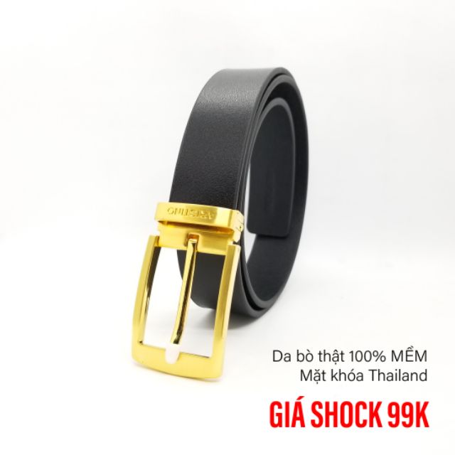 Thắt lưng Nam da bò thật 100%