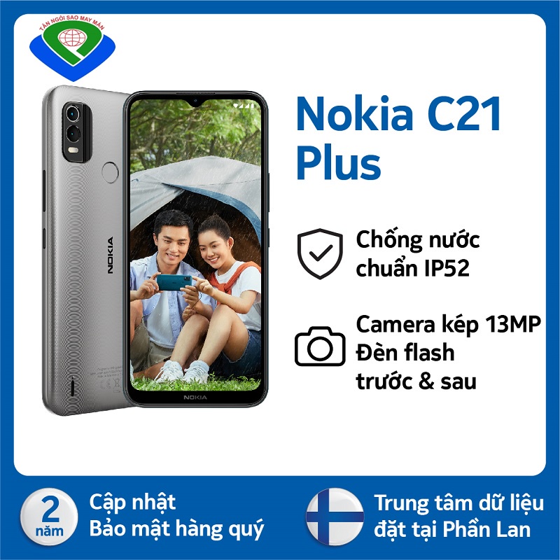 Điện thoại Nokia C21 Plus 2GB/32GB - Hàng chính hãng
