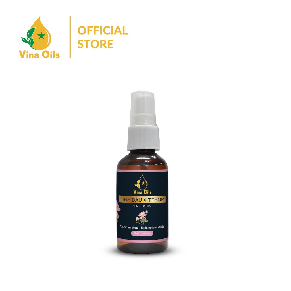 Tinh dầu xịt thơm Sen Vina Oils, Khử mùi, tạo hương thơm
