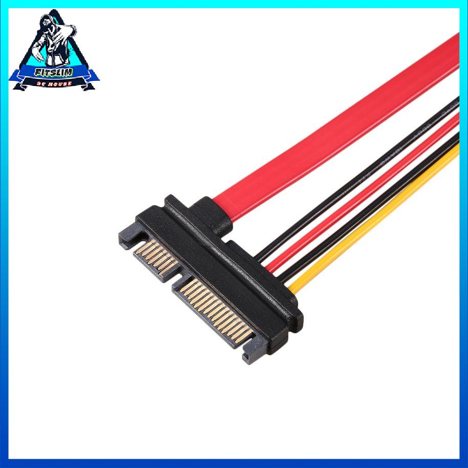 Cáp dữ liệu 22 chân Nối tiếp SATA Power Combo Mở rộng Cáp nối tiếp Bộ điều hợp [8/4]