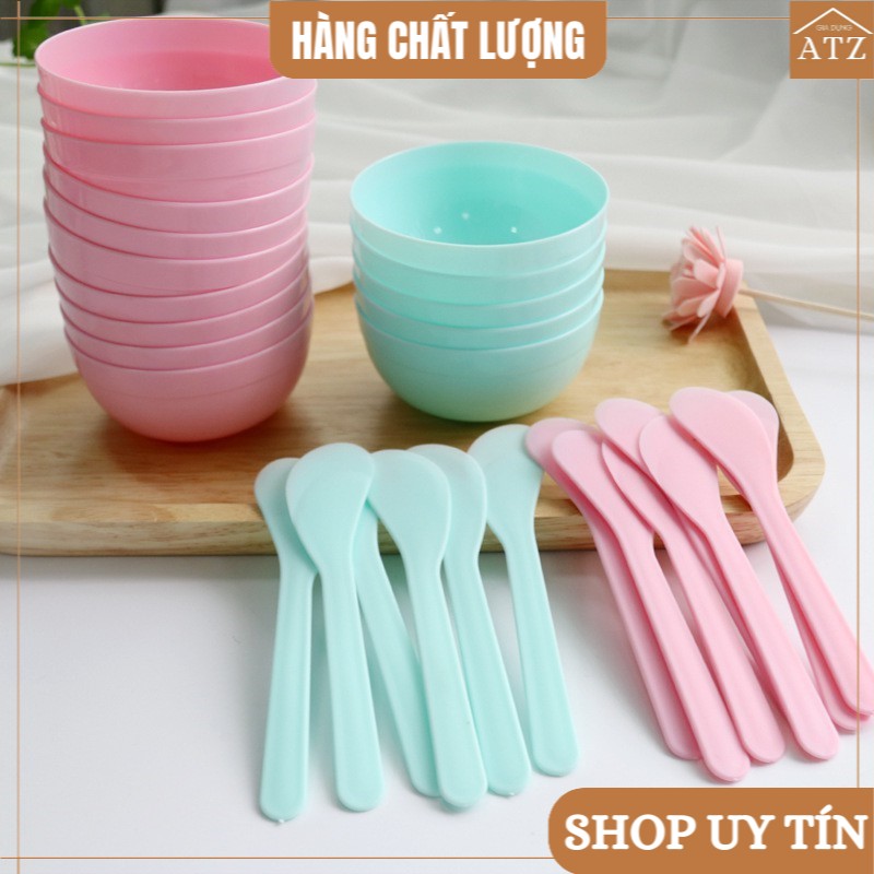 Bát Trộn Mặt Nạ, Que Trộn Mặt Nạ, Cọ Quét Đắp Mặt Nạ - Dụng Cụ Làm Mask