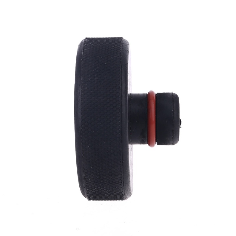 Set 4 Đệm Cao Su Màu Đen Có Rãnh Nâng Xe Hơi Model 3