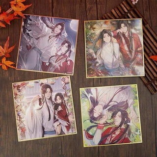 [Có sẵn] 4 mẫu shikishi fancy cardboard Thiên Quan Tứ Phúc, chính hãng Bilibili