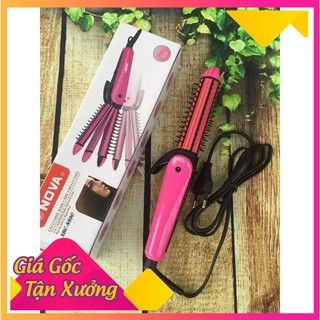 Máy Làm Tóc 3 Trong 1 NOVA (Uốn, Duỗi, Bấm) [HÀNG CHÍNH HÃNG]