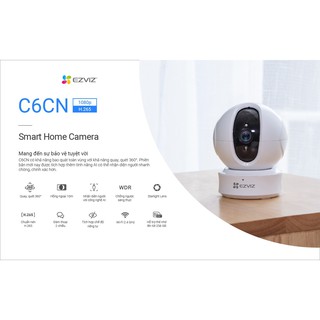 Camera Wifi EZVIZ C6CN 1080P (CS-CV246)