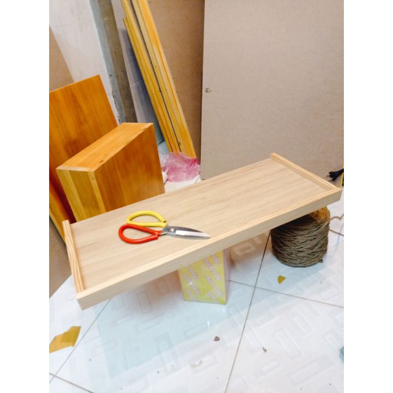 kệ gỗ trang trí  20x 70cm | BigBuy360 - bigbuy360.vn