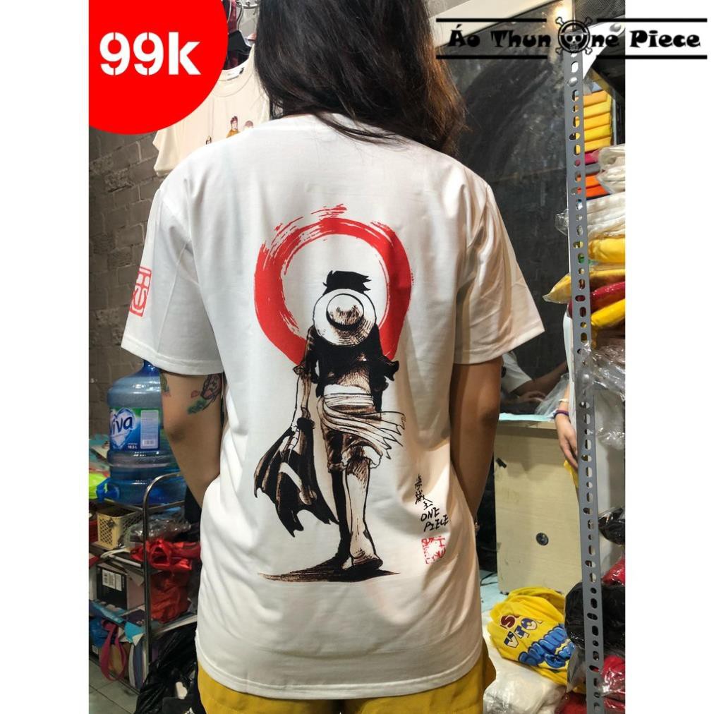 XẢ KHO - ⚡️FREESHIP⚡️Áo Thun In Hình Luffy In 2 Mặt Cực Đẹp, Cực Ngầu Giá Cực Rẻ - Áo thun One Piece / co size trẻ em