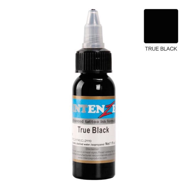 Mực đen xăm hình dynamic và true black intenze hàng có sẵn