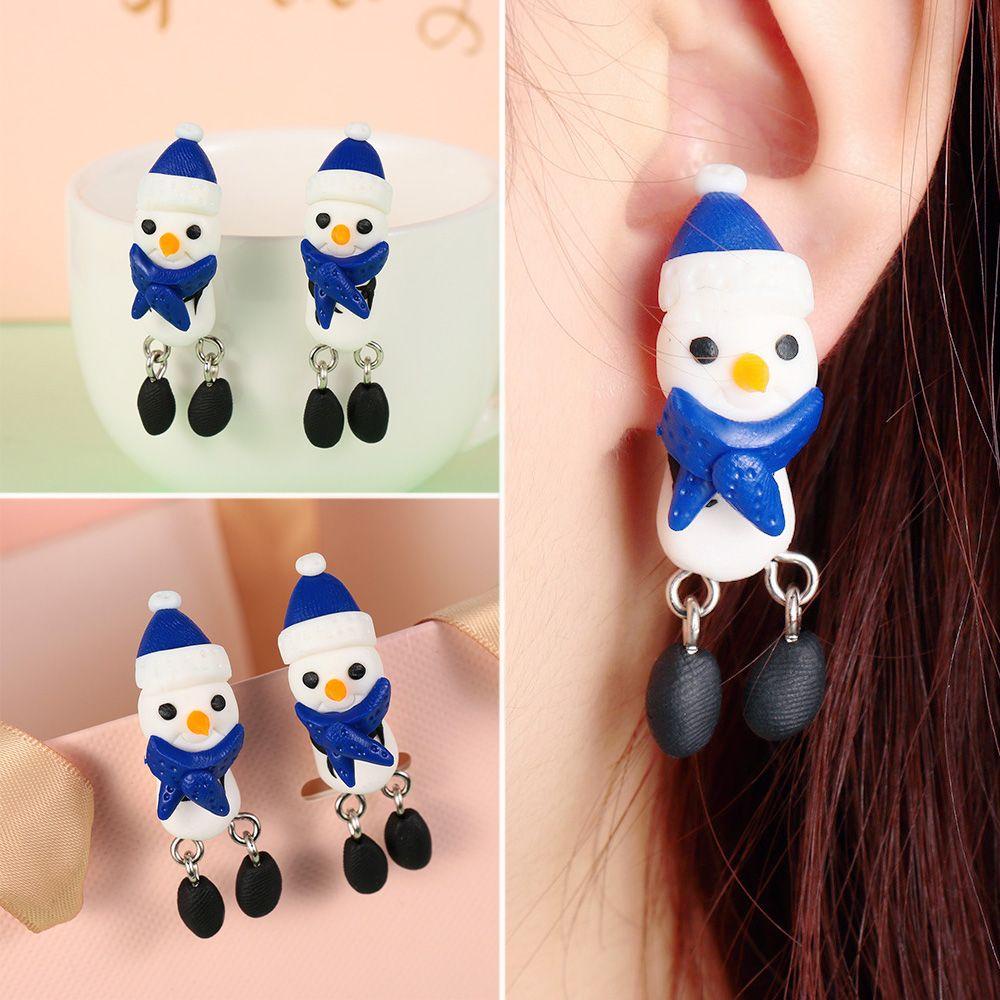 JUNE Bông Tai Đất Sét Polymer Đáng Yêu