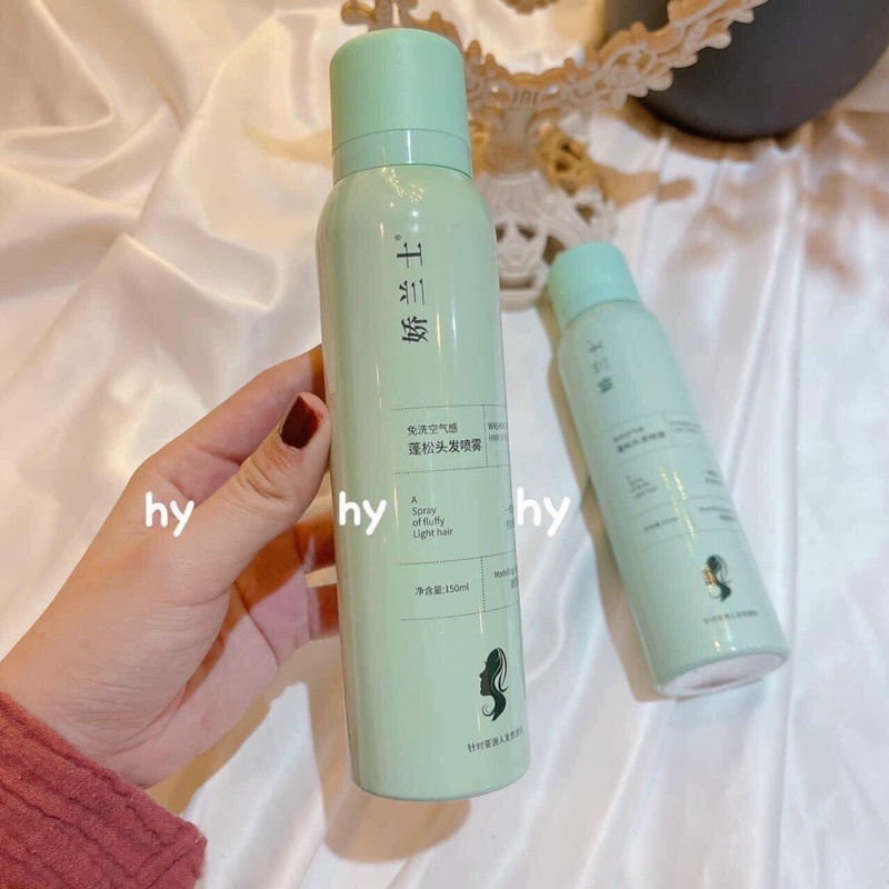 Dầu Gội Khô Dạng Xịt Hàng Nội Địa Trung Giúp Tóc Bồng Bềnh