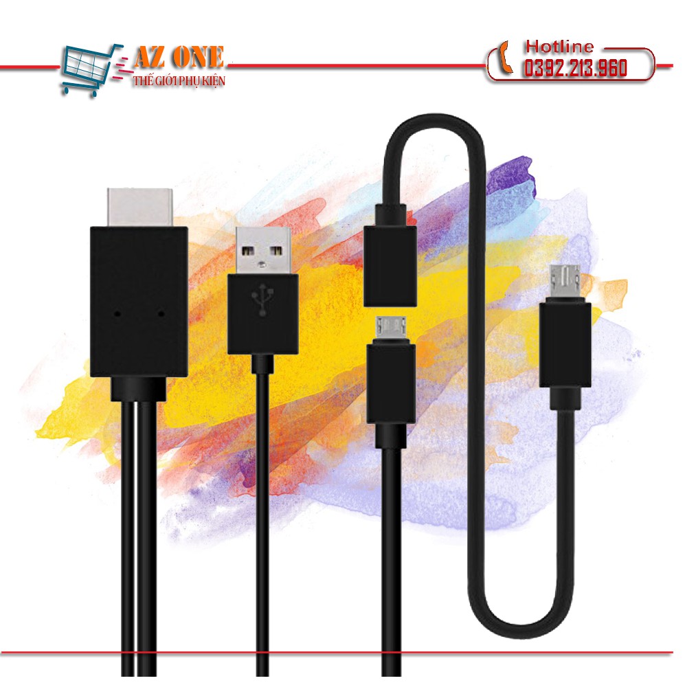 Cáp Chuyển Đổi MHL to HDMI Cho Điện Thoại Android - MHL KIT