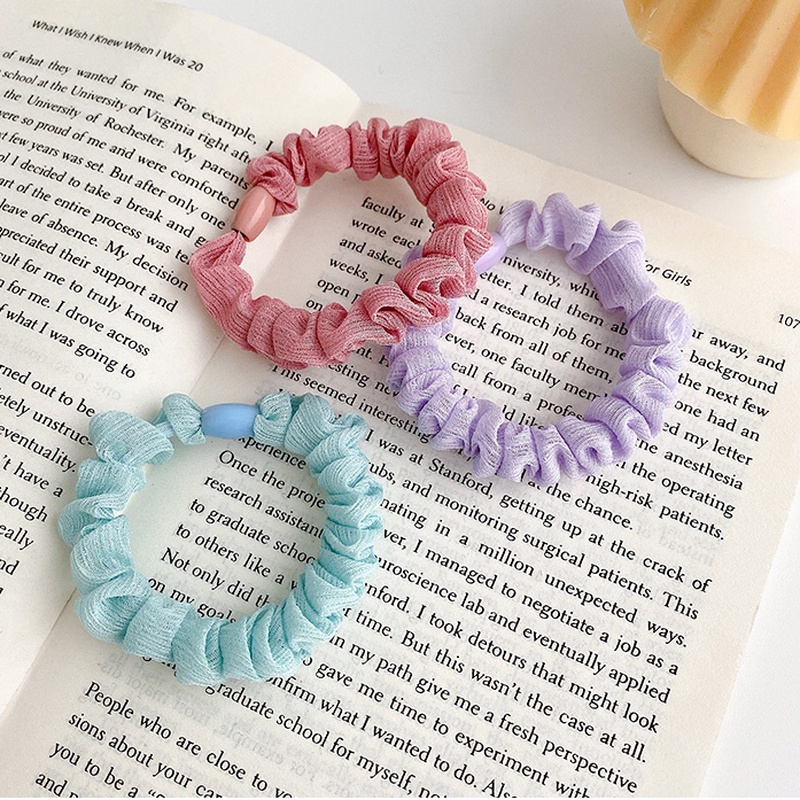 Dây Cột Tóc Vải Co Giãn Dễ Thương Dành Cho Nữ