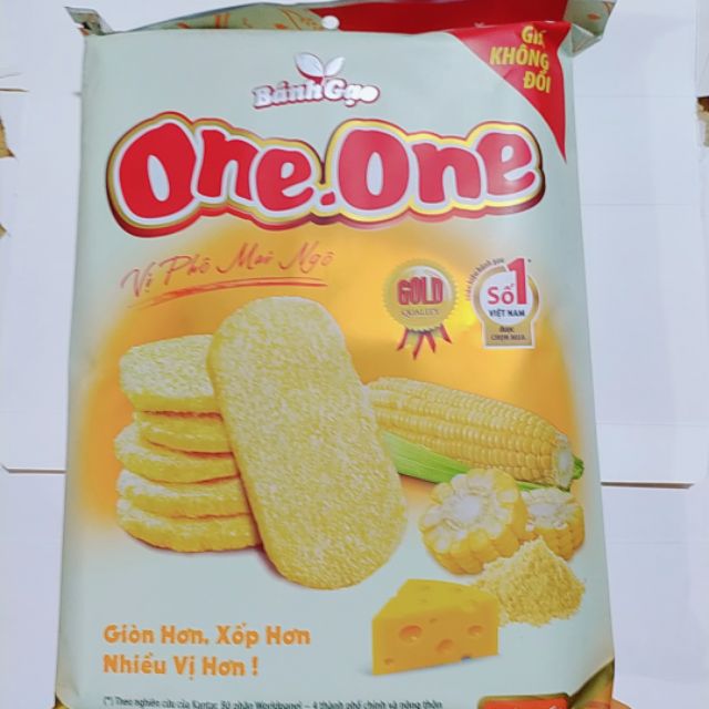 Bánh gạo one one Gold vị phô mai ngô (118gam/1gói)