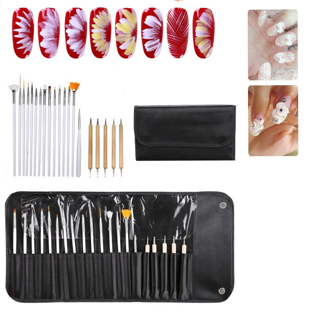 Bộ Cọ Nail 20 Cây