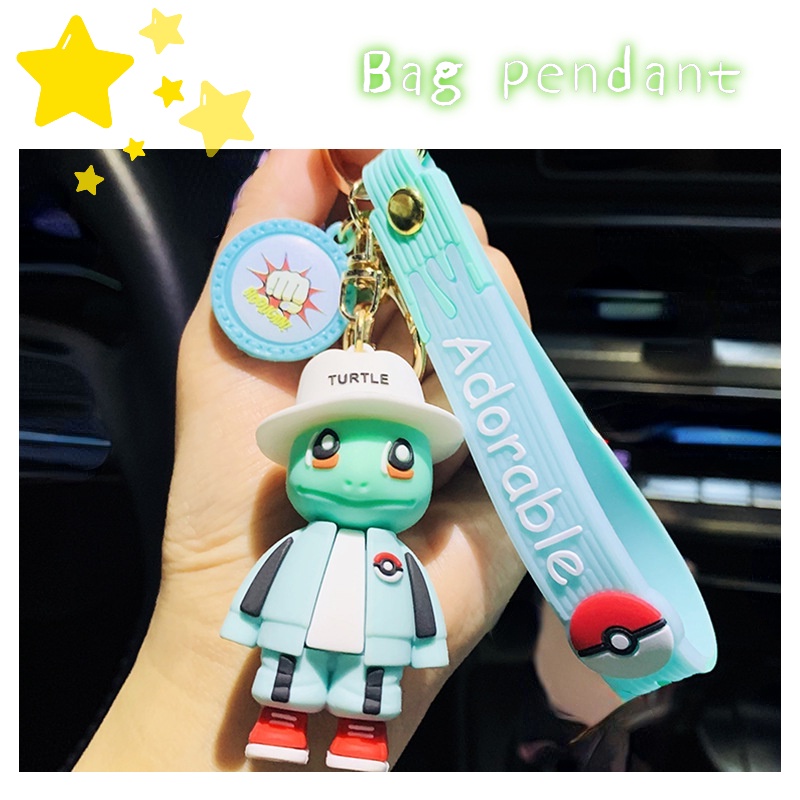 Móc Khóa Hình Vịt / Pikachu Hoạt Hình Đáng Yêu Sáng Tạo