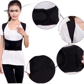 Men Women Adjustable Posture Corrector Lumbar Support Belt Shoulder Back Brace