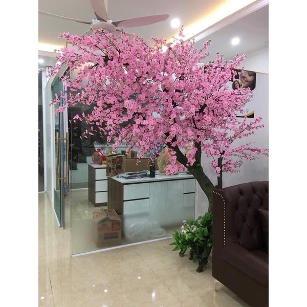 Cành hoa anh đào, hoa mai trang trí, kết cây cắm bình,decor nhà hàng-- sự kiện-- hoa giả cành dài 1m