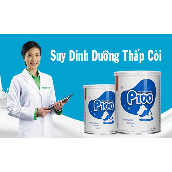 Sữa P100  từ 1-10 tuổi loại 900g