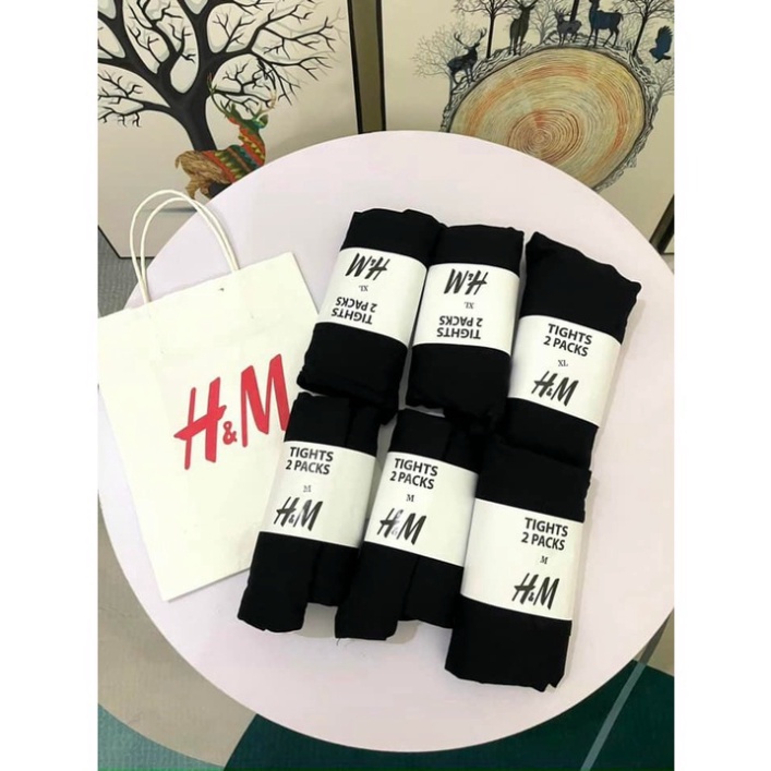 Quần legging nữ H.M chất vải mềm mịn siêu đàn hồi( túi zip)