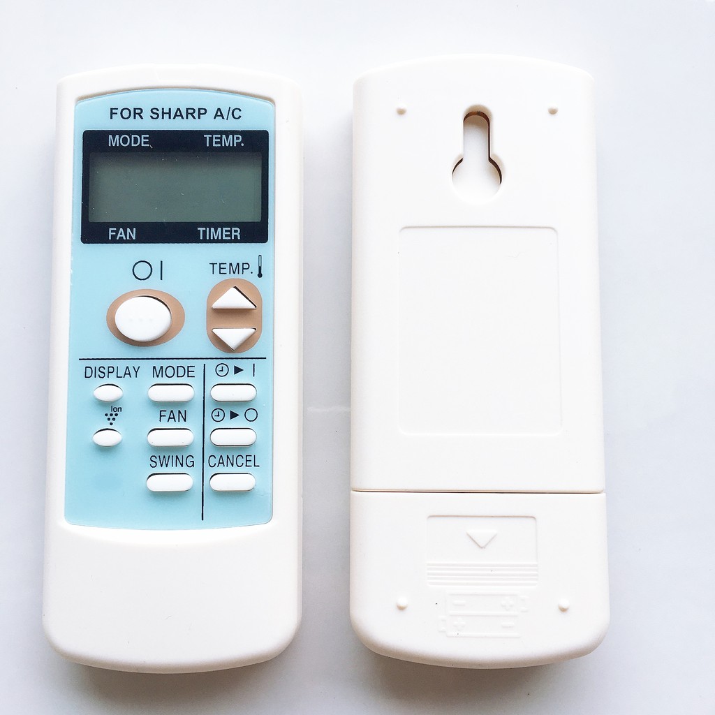 Remote điều khiển máy lạnh Sharp xanh [TẶNG PIN] Điều khiển điều hòa Sharp