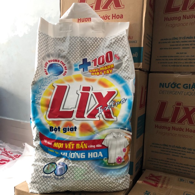 Bột Giặt Lix Extra Hương Hoa 9kg