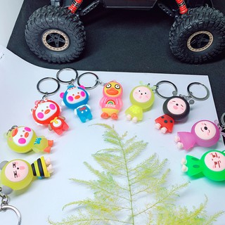 Móc Khóa, Móc Khóa Hình Thú Có Đèn Nhiều Mẫu Dễ Thương Treo Móc Khóa Xe, Móc Khóa Balo, Móc Khóa Ví Làm Quà Tặng