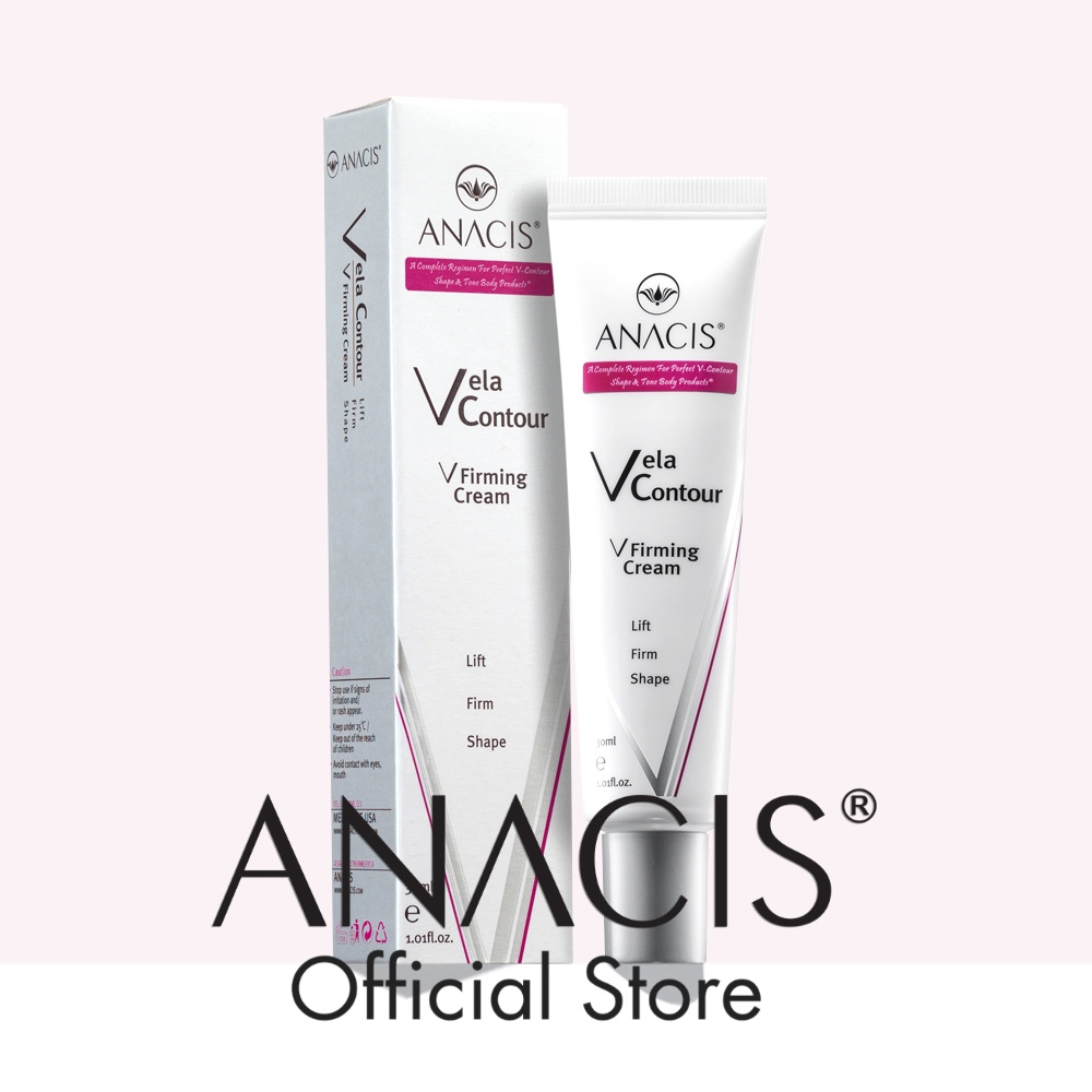 Kem chống lão hóa, làm đầy và xóa nhăn vùng mắt, nâng cơ vùng cằm Vela Contour V Firming Cream thương hiệu Anacis 30ml