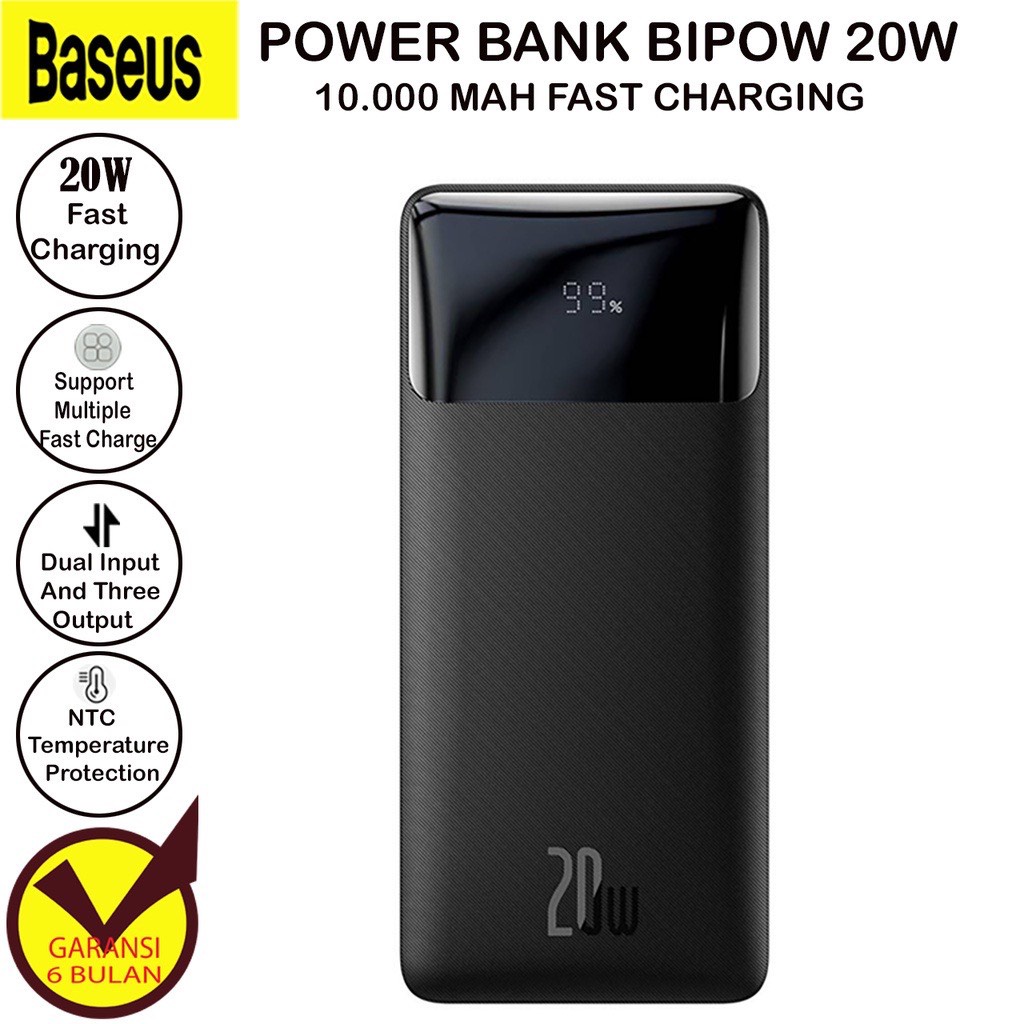 pin Sạc dự phòng 10000mah 20000mah 30000mah baseus chính hãng