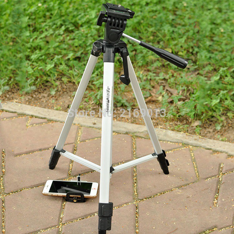 Chân Tripod Weifeng WT-330A, Giá Đỡ Cho Máy Ảnh DSLR- Tặng Kèm Giá Đỡ Điện Thoại