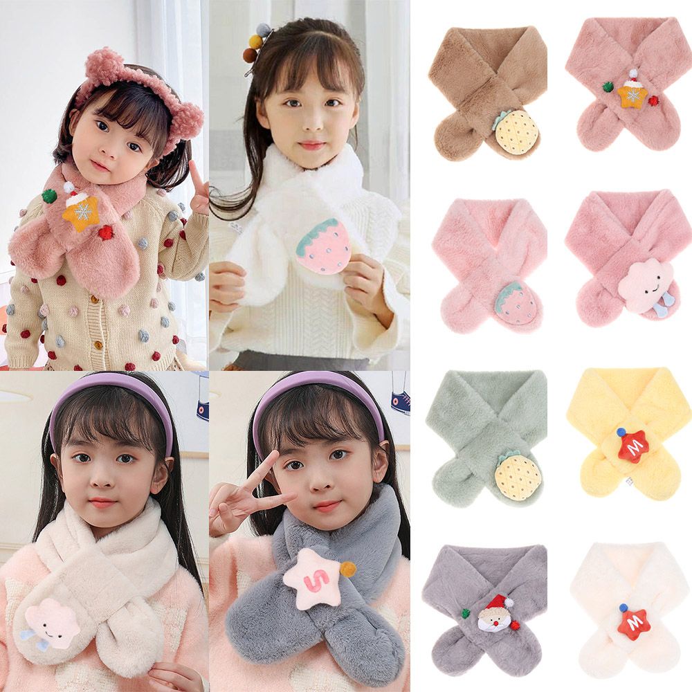 Khăn choàng cổ giữ ấm thời trang dễ thương cho bé