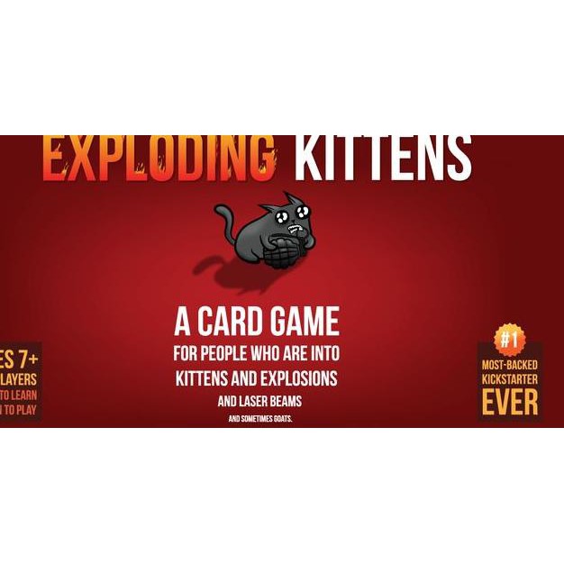 Bộ Thẻ Bài Trò Chơi Exploding Kittens / Exploding