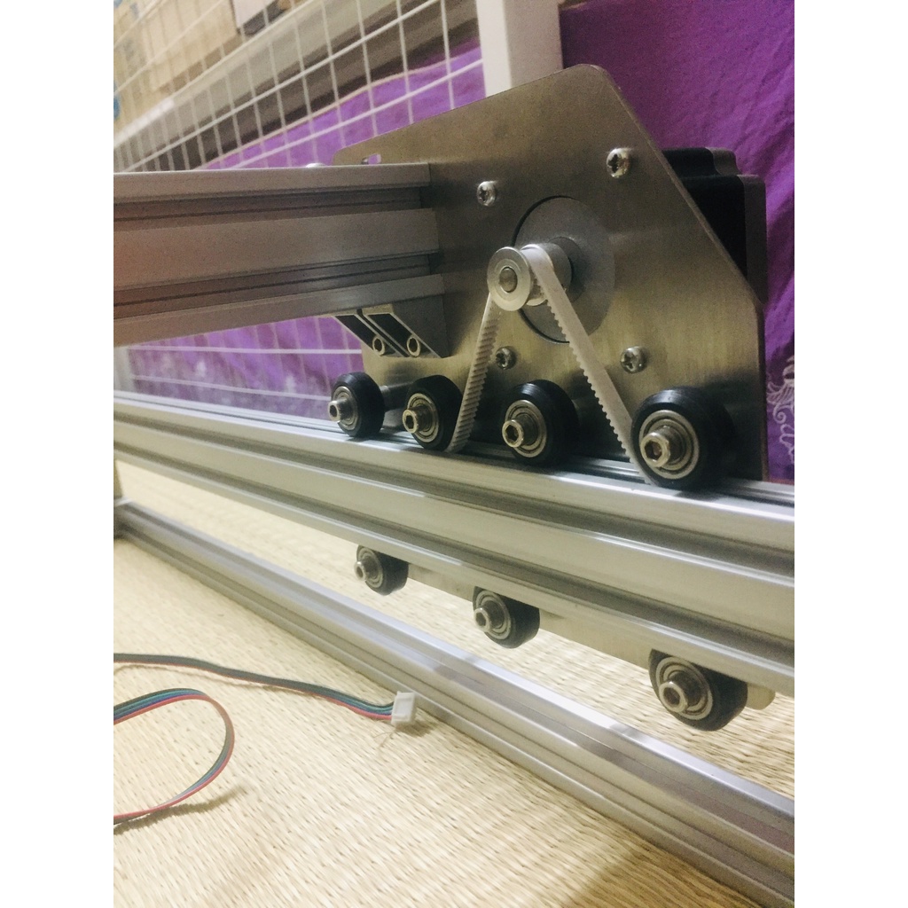 Khung máy khắc , máy phay CNC mini,Bích bằng inox