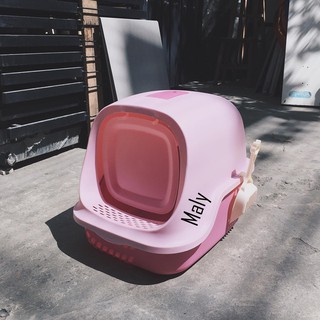 Nhà vệ sinh cho mèo tặng kèm gói khử mùi