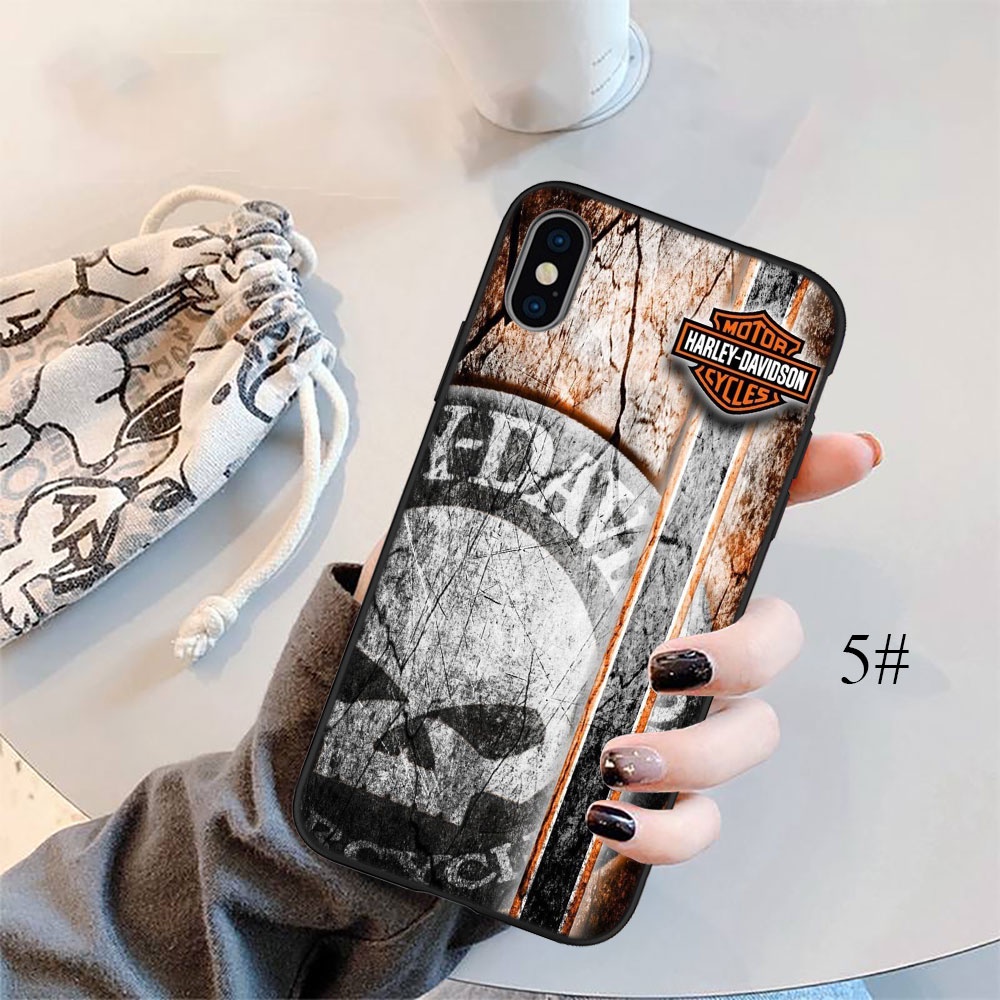 Ốp Điện Thoại Họa Tiết Harley Davidson Cho iPhone 5 5S 6 6S 7 8 11 Pro Max Plus SE XR IJ65