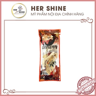 Gói Gia Vị Sâm Hầm Gà Hàn Quốc 100g Bồi Bổ Cơ Thể Xua Tan Mệt Mỏi Bổ Sung Dinh Dưỡng (Date: T12/2023)-Her Shine