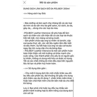 Lau đồ da Poliboy