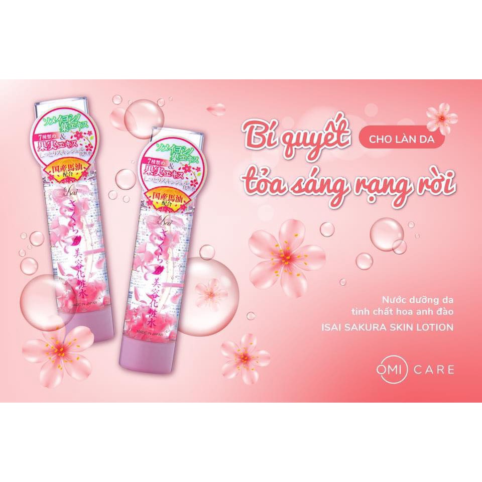 Nước Dưỡng Da Tinh Chất Hoa Anh Đào Isai Sakura Beauty Lotion (100ml)