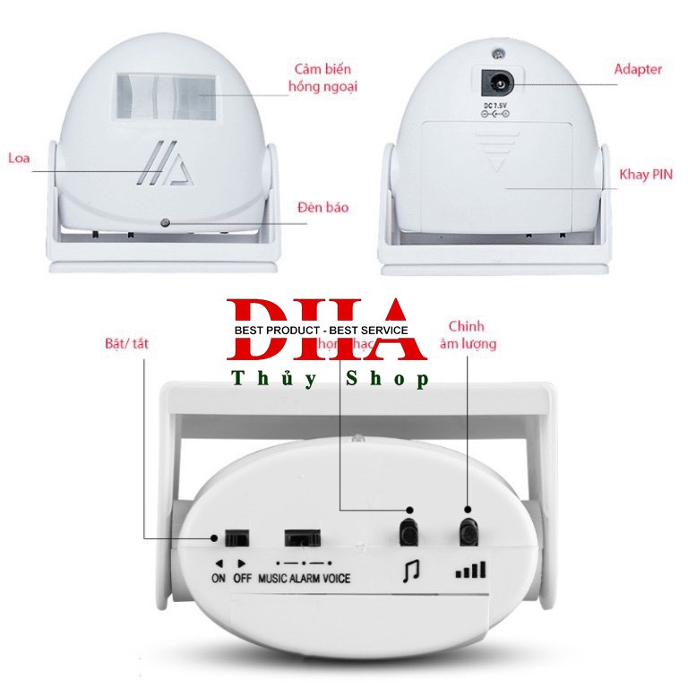CHUÔNG BÁO SÁT KHUẨN, CHUÔNG BÁO CHỐNG TRỘM CẢM ỨNG CHUYỂN ĐỘNG