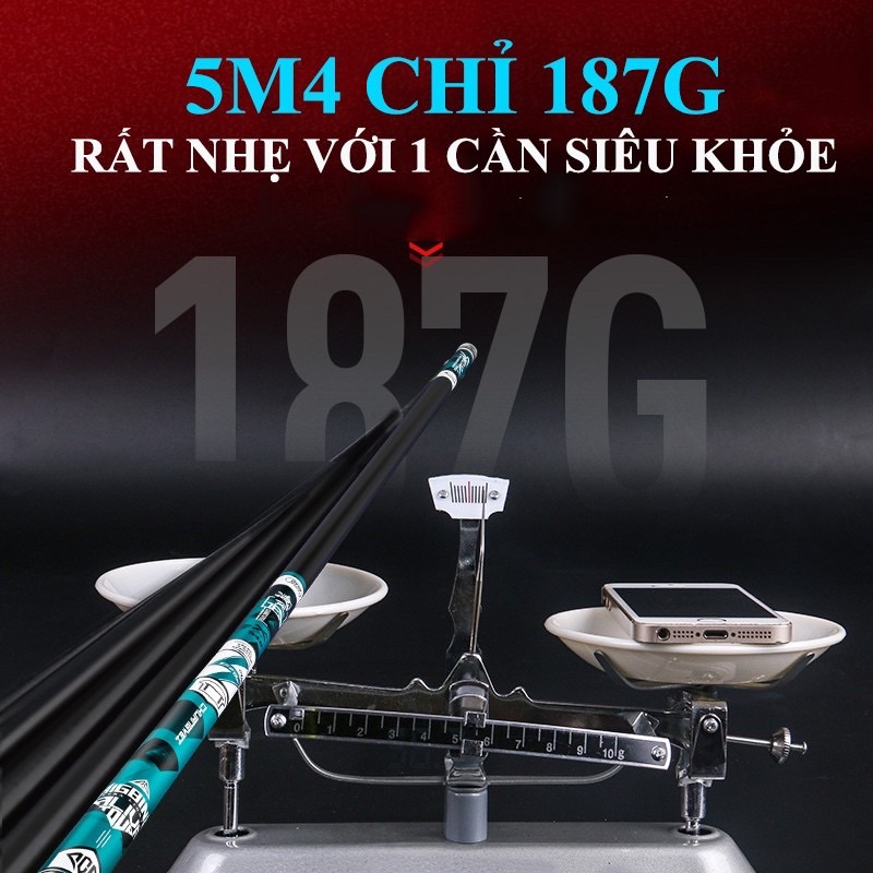 Cần Câu Tay ChuangWei Lăng Thiên Đại Ngư câu đài siêu tải chuyên săn hàng cảm giác mạnh hàng loại 1