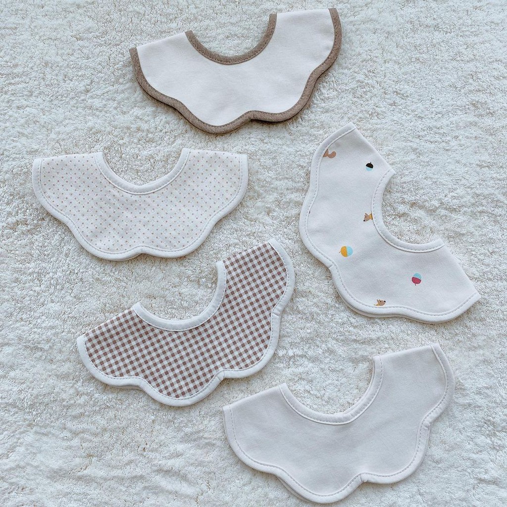 Yếm Vải Cotton Organic Bunnie Blossom Hàn Quốc