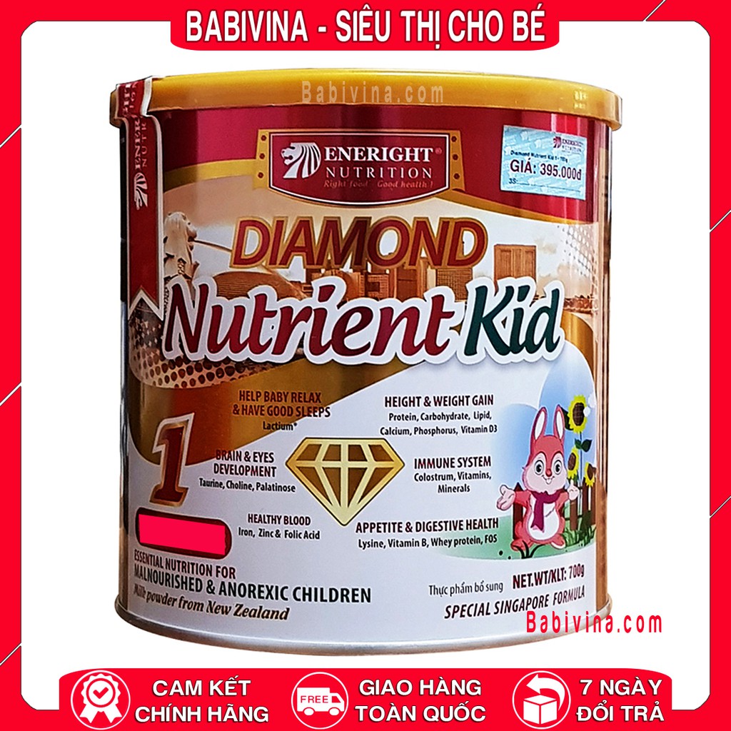 [LẺ GIÁ SỈ] Sữa Diamond Nutrient Kid 400 - 900g, Chính Hãng Eneright, Date Mới, Giá Tốt Nhất Tại Babivina