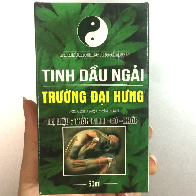 Tinh dầu ngải Trường Đại Hưng 60ml xoa dịu mọi cơn đau