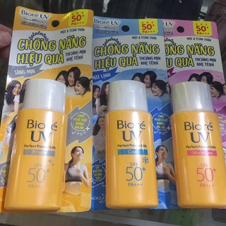 [ĐỦ 3 LOẠI] Sữa chống nắng Bảo Vệ Da Hoàn Hảo Biore 25ml